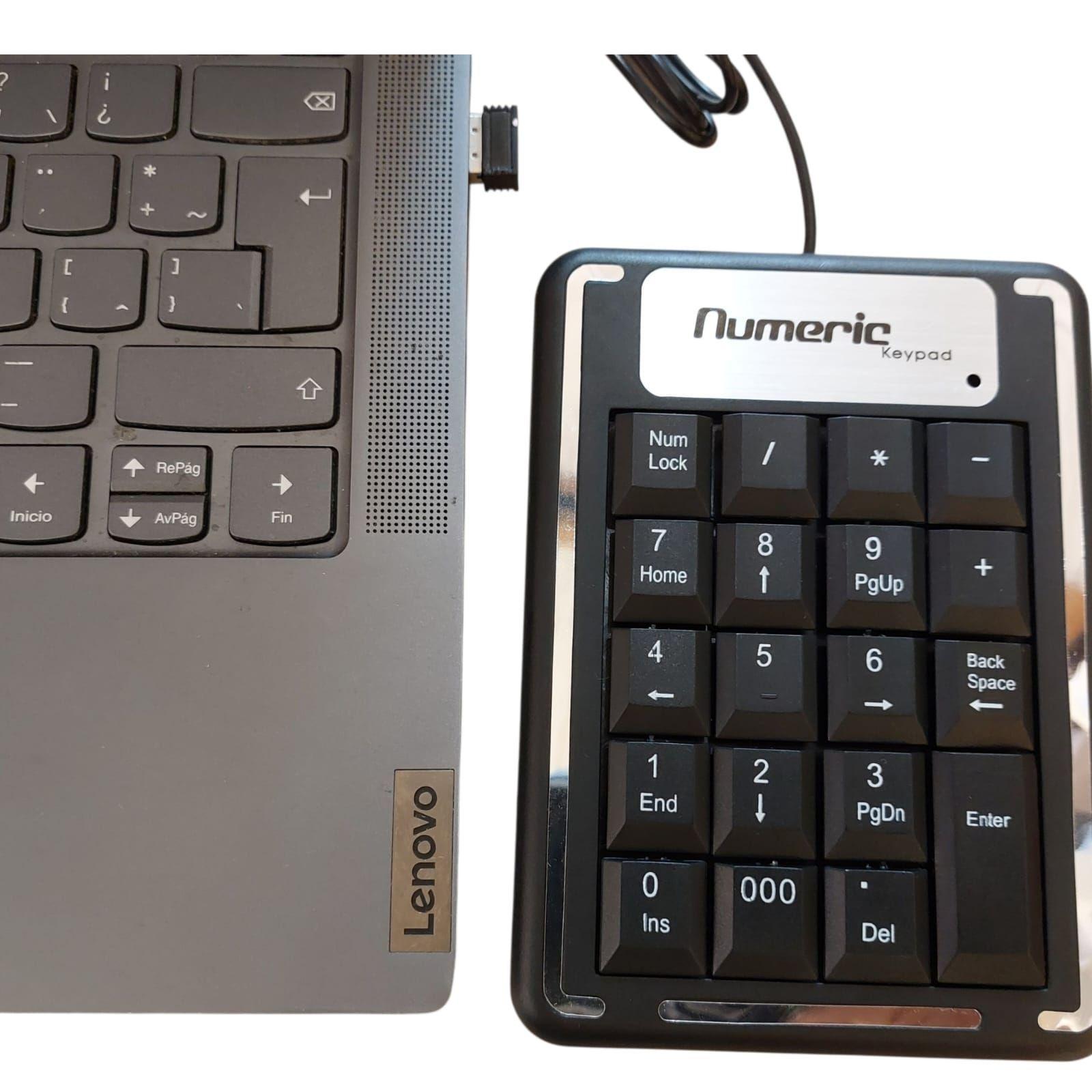 Teclado num rico Usb keypad notebook PC-2