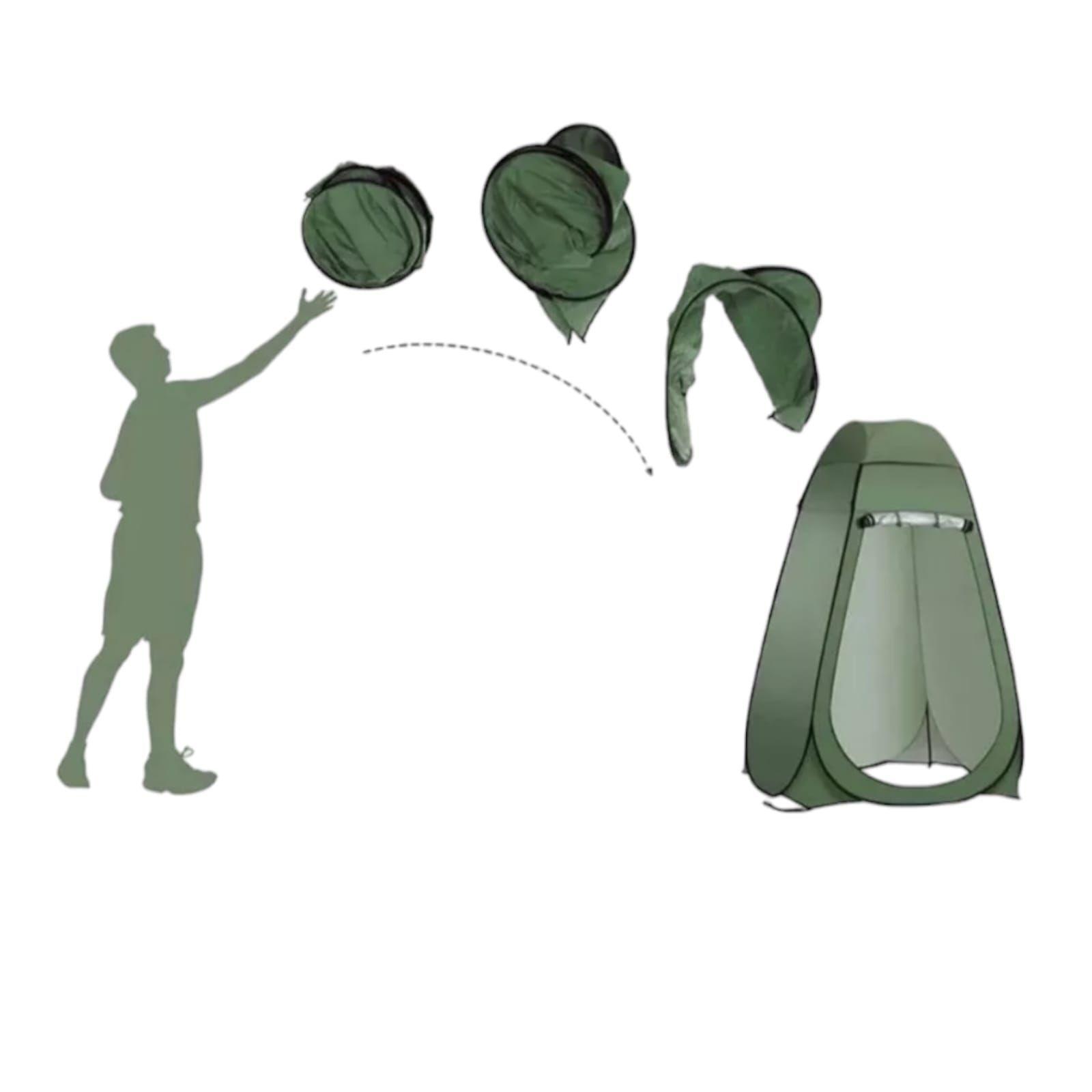 Tienda Carpa Cambiador Para Camping Expandible con Transportador-0