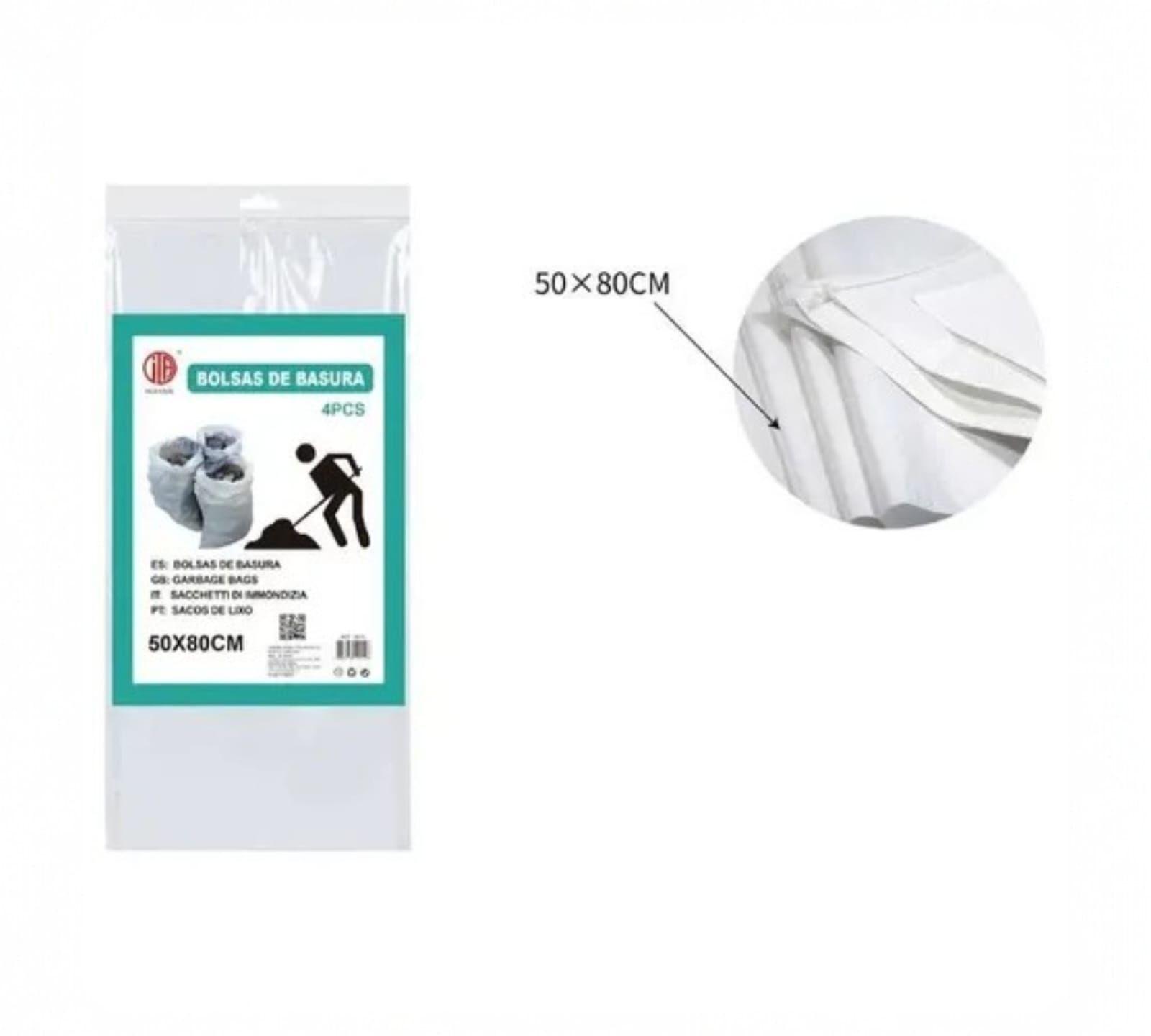 Saco Bolsa Multiusos Para Basura y Almacenamiento 50x80cm-3