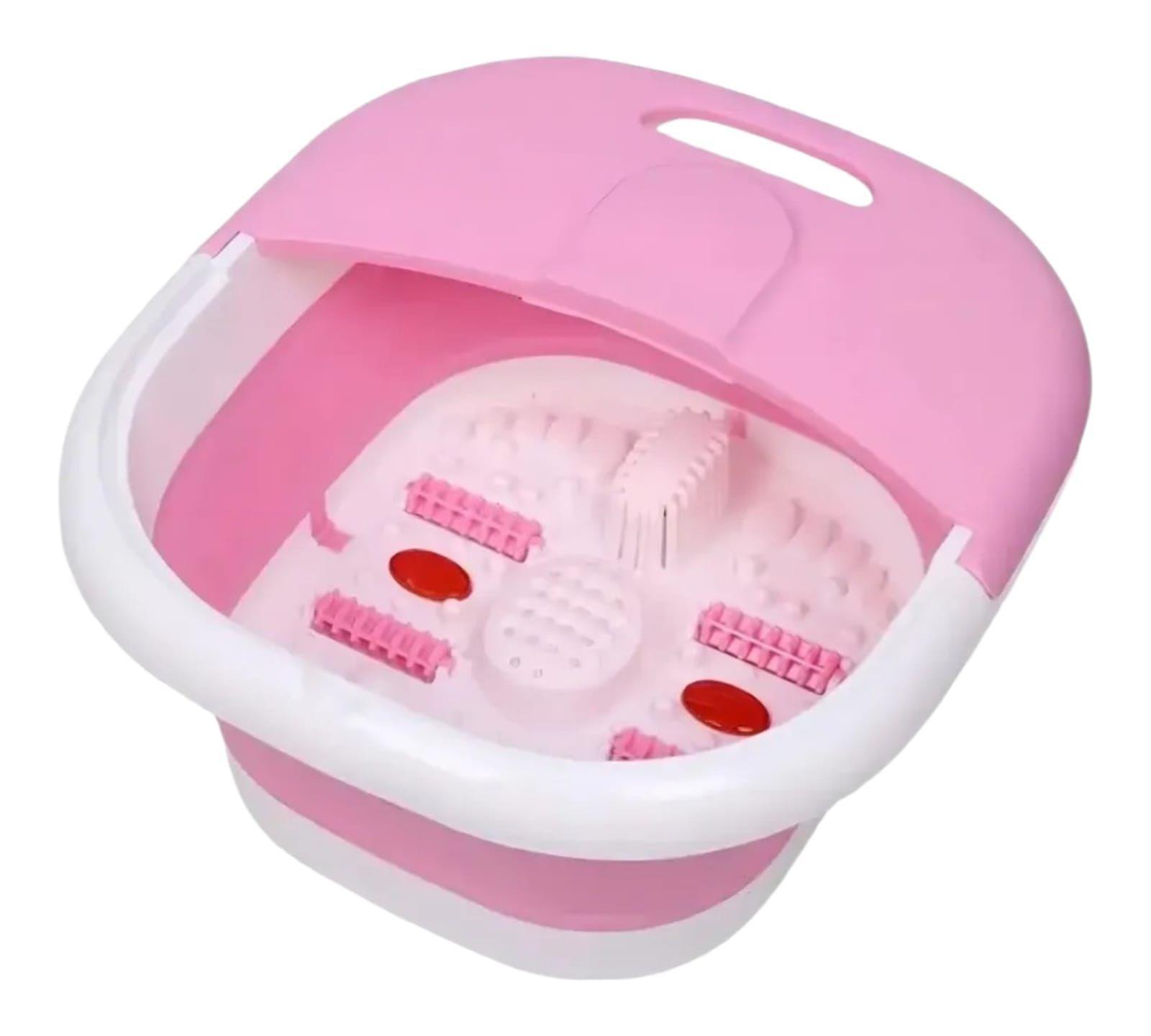 Spa Tina Hidromasajes Pedicura Color Rosa-0
