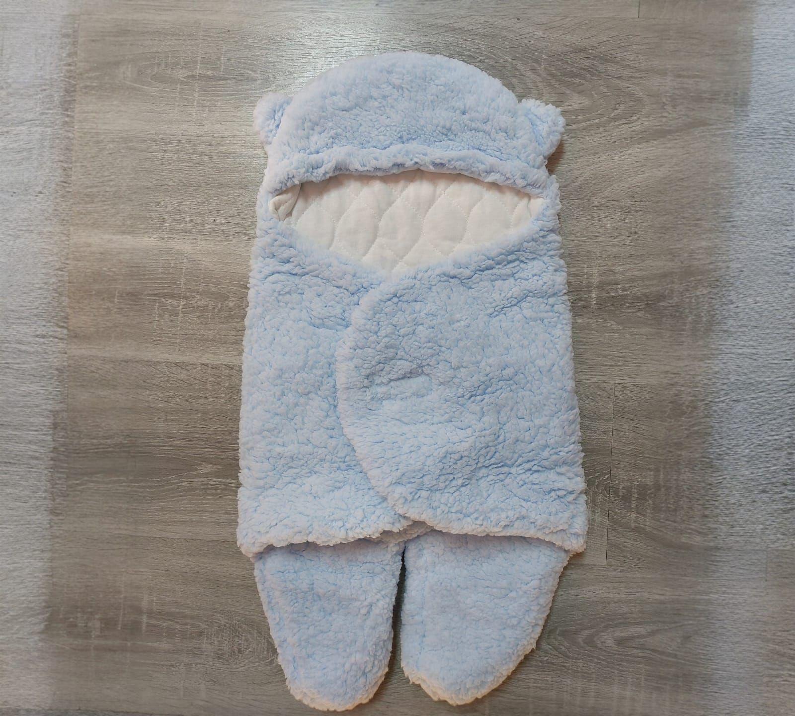 Saco Manta Para Bebe Envoltura Chiporro Celeste-5