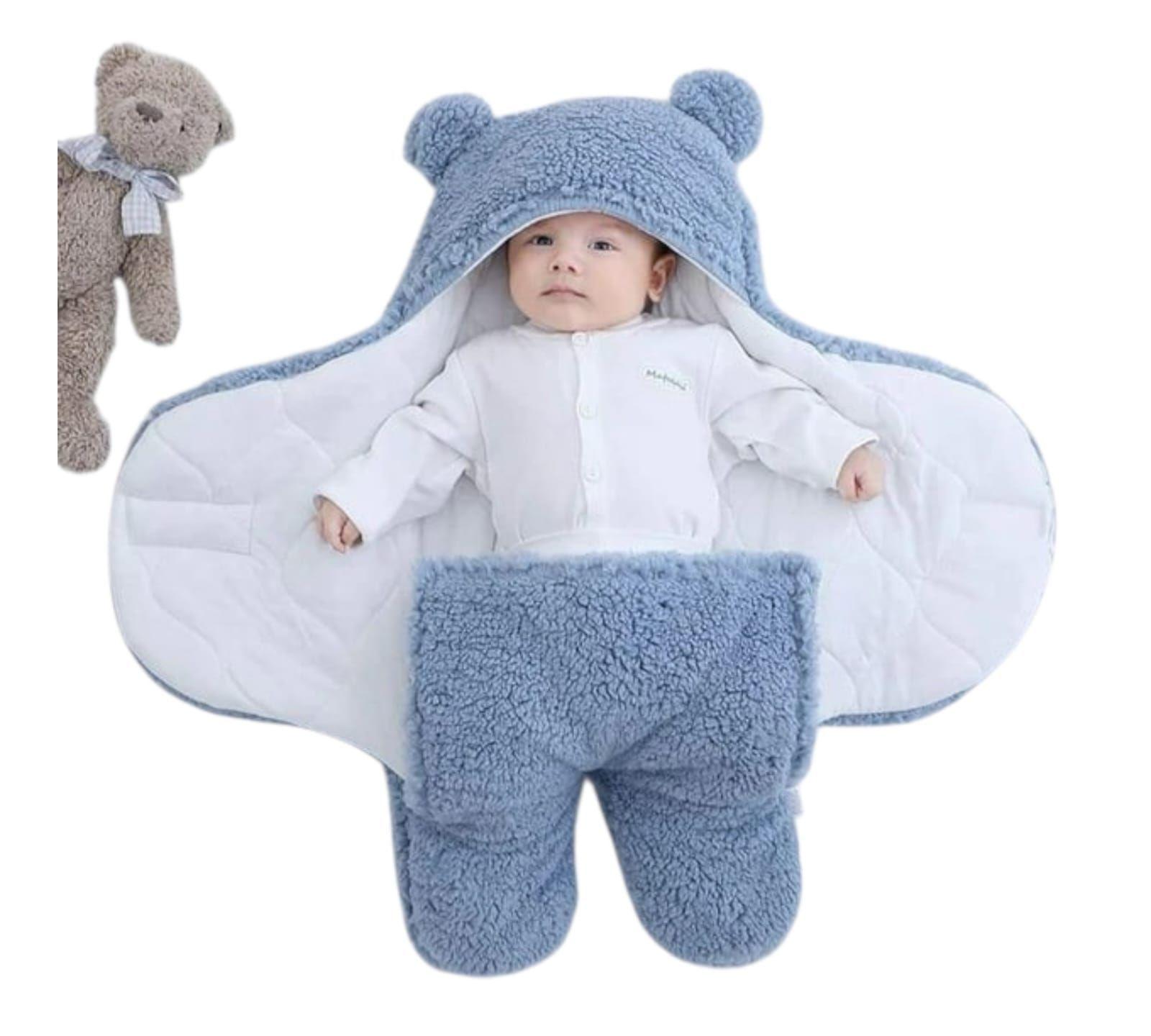 Saco Manta Para Bebe Envoltura Chiporro Celeste-0