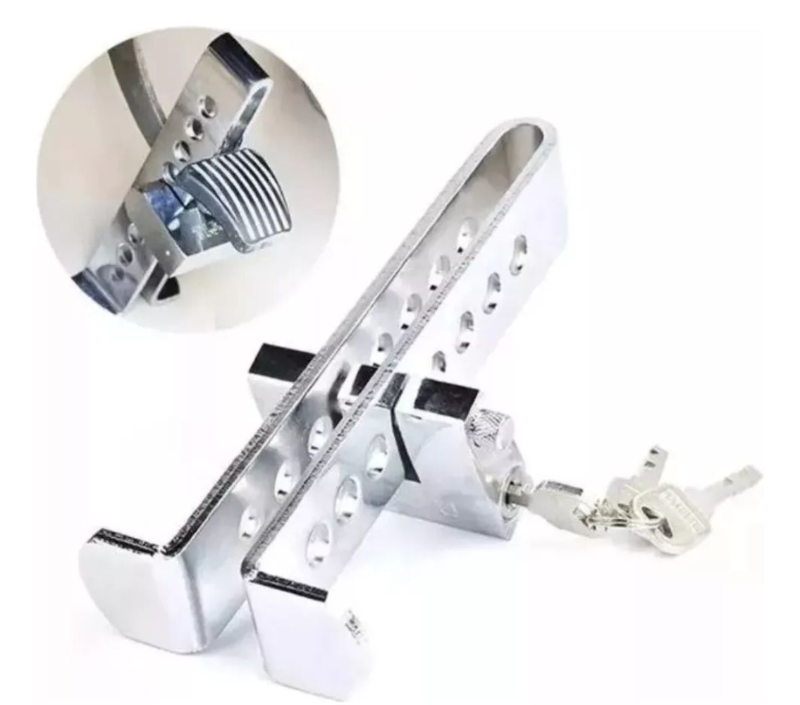 Traba Pedal Universal Para Autos Y Camionetas-3