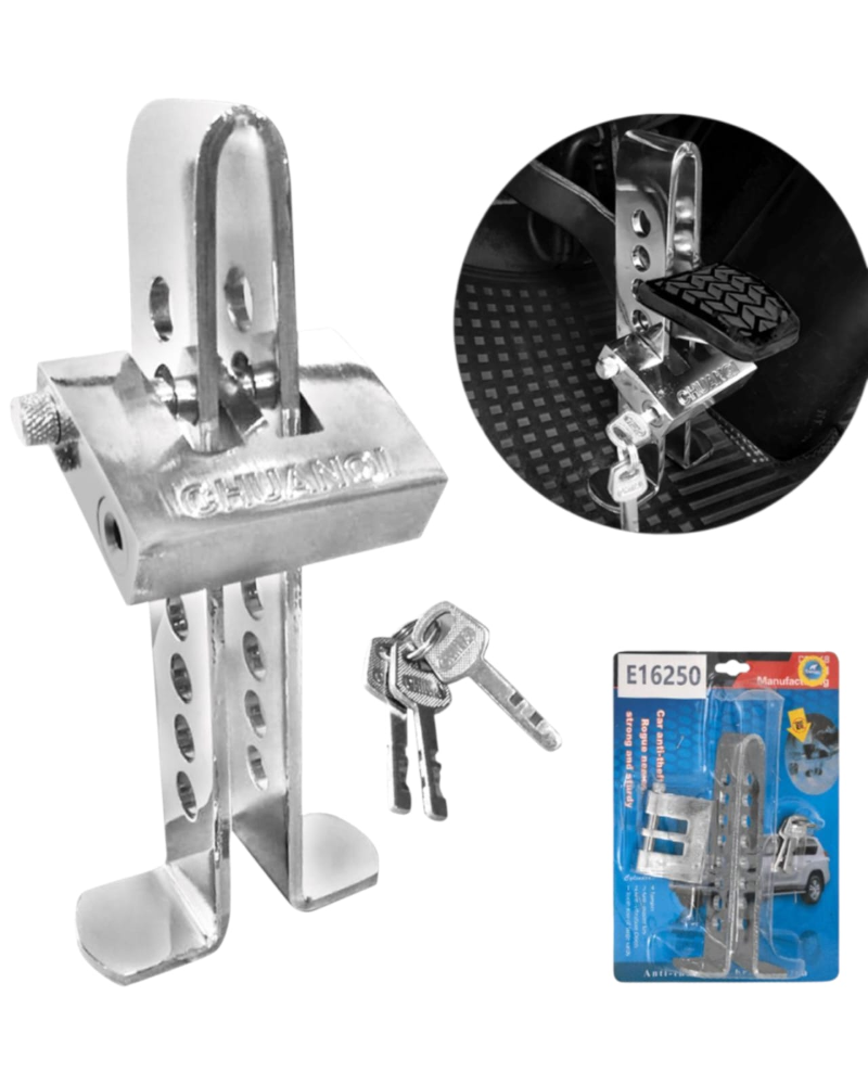 Traba Pedal Universal Para Autos Y Camionetas-4