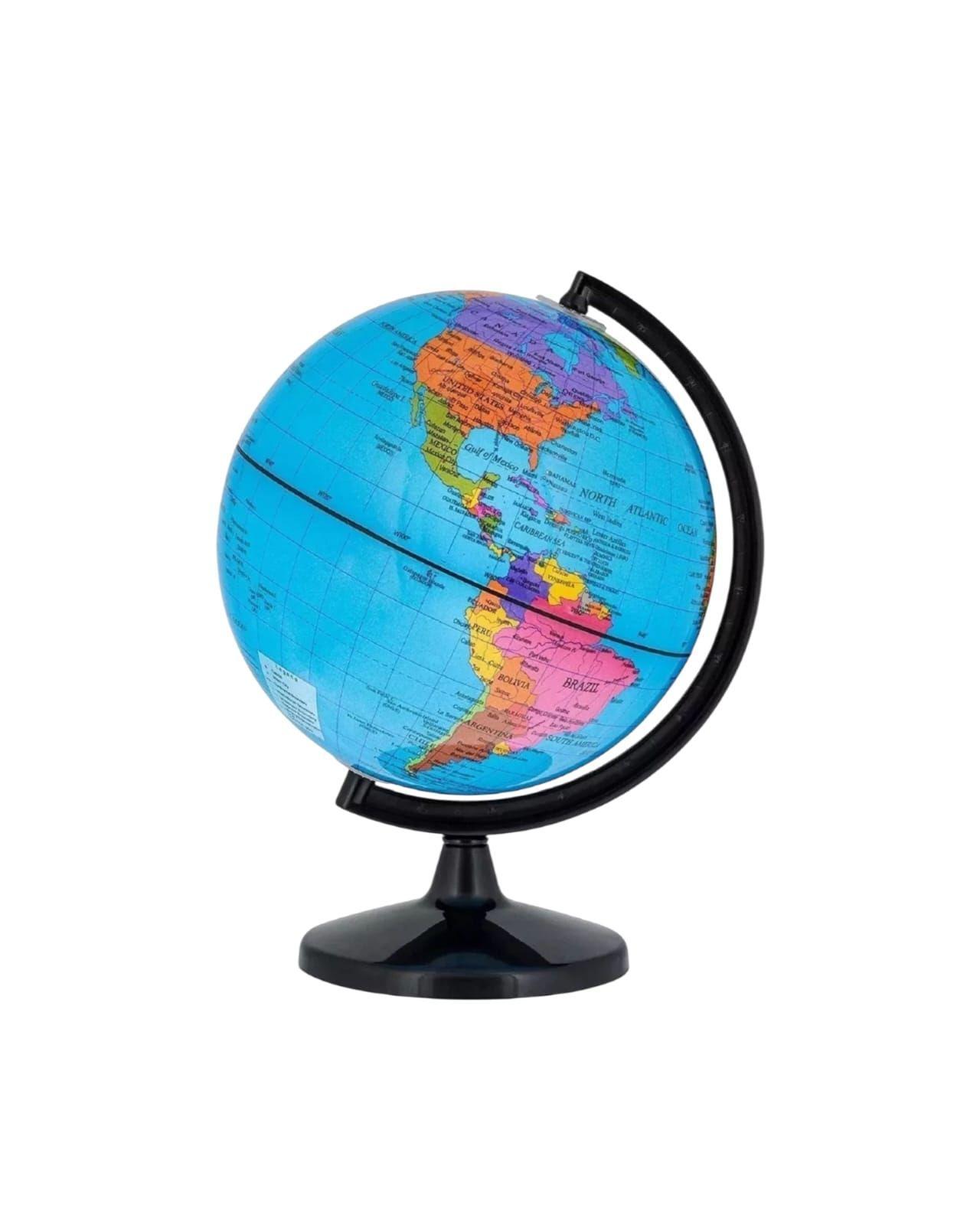 Globo Terráqueo Giratorio Grande 30cm Con Luz-0