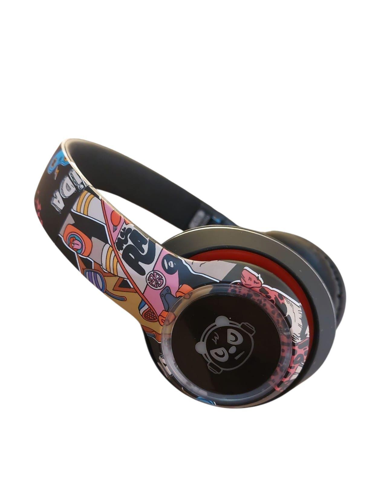 Audifonos Bluetooth Graffiti Con Luz Led NG-0
