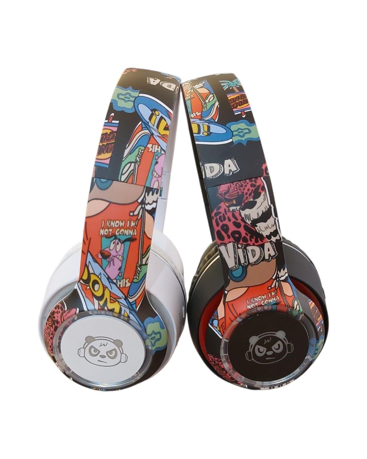 Audifonos Bluetooth Graffiti Con Luz Led NG-3