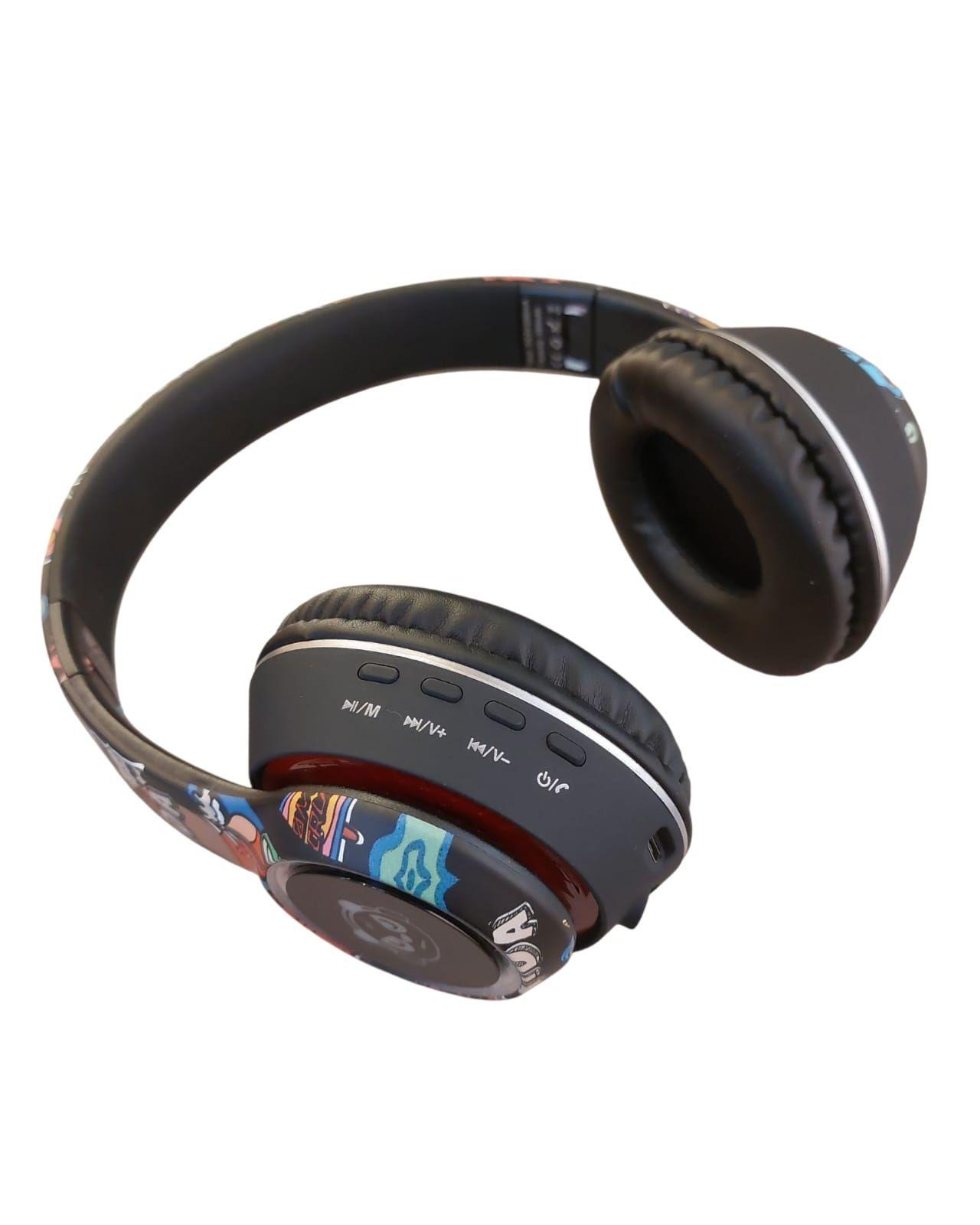Audifonos Bluetooth Graffiti Con Luz Led NG-4