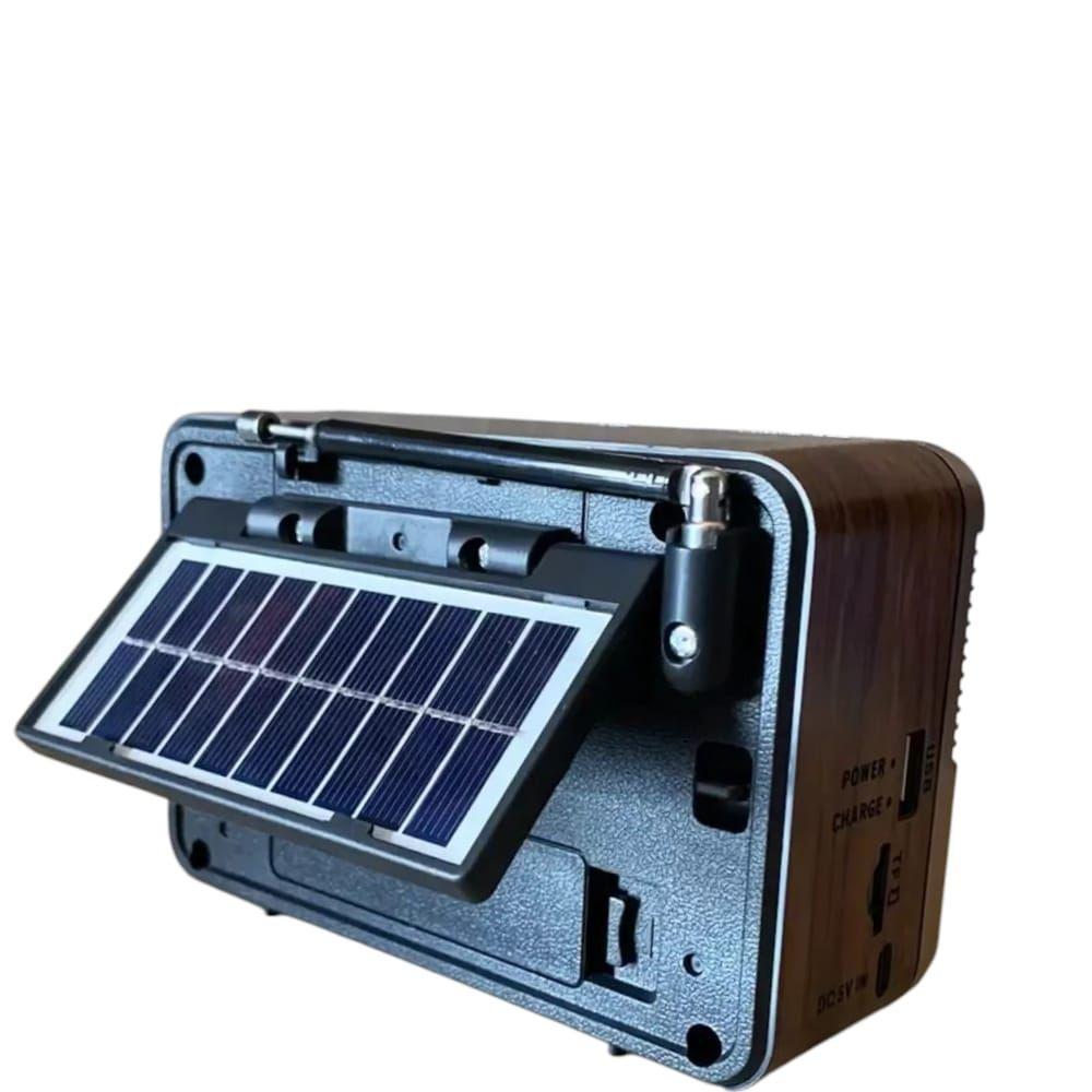 Radio Solar Con Batería Incorporada Bluetooth-3