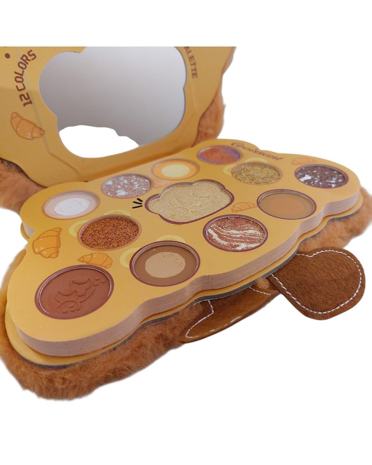 Paleta de Sombras de Felpa Peluche Muñecas Croissant-2
