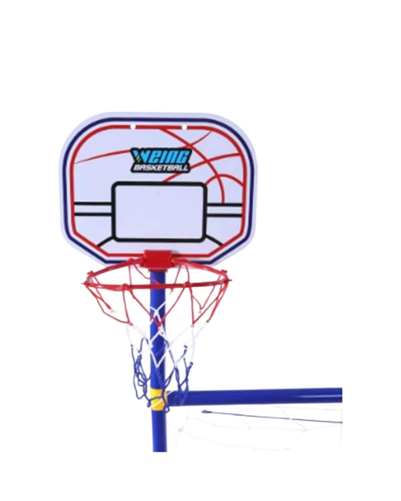 Cancha De Fútbol Portería Para Niños 2en1 Aro De Basketball-3