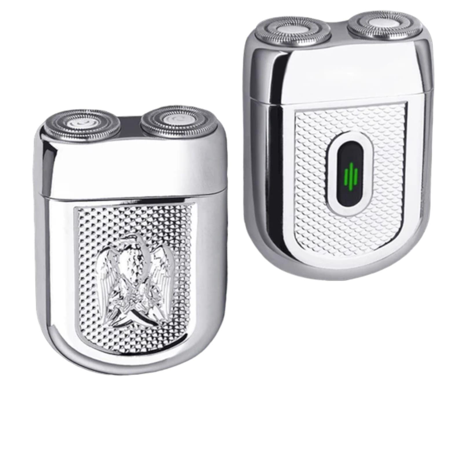 Afeitadora Kemei Mini Km-C40 Recargable Shaver Plateado-0