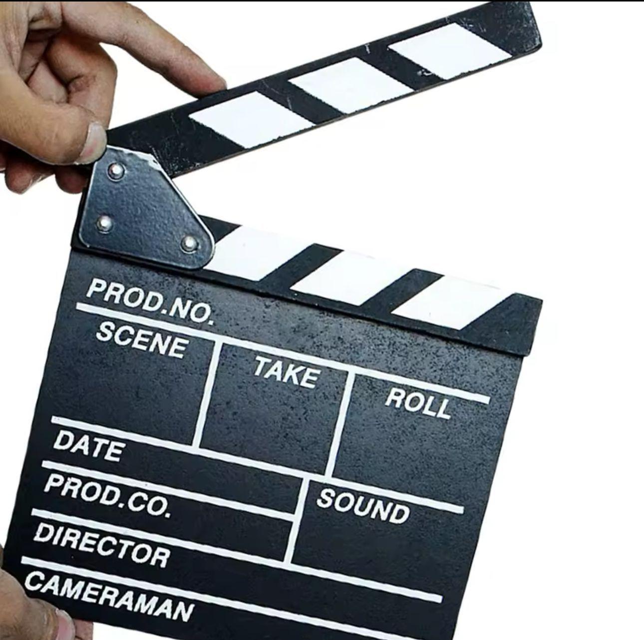 Claquetas De Cine Panel Cine Peliculas  30x26cm-3