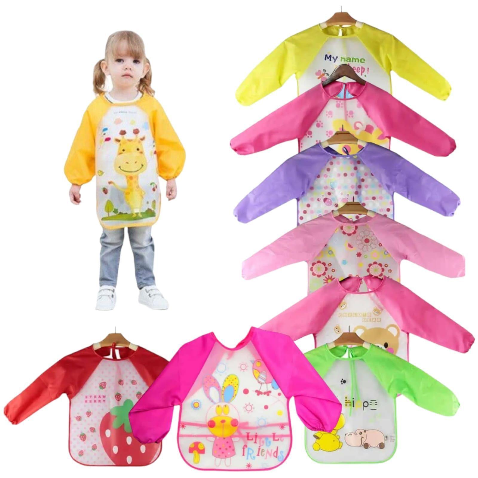 Babero Delantal Bebés Y Niños Impermeables NIÑO-3