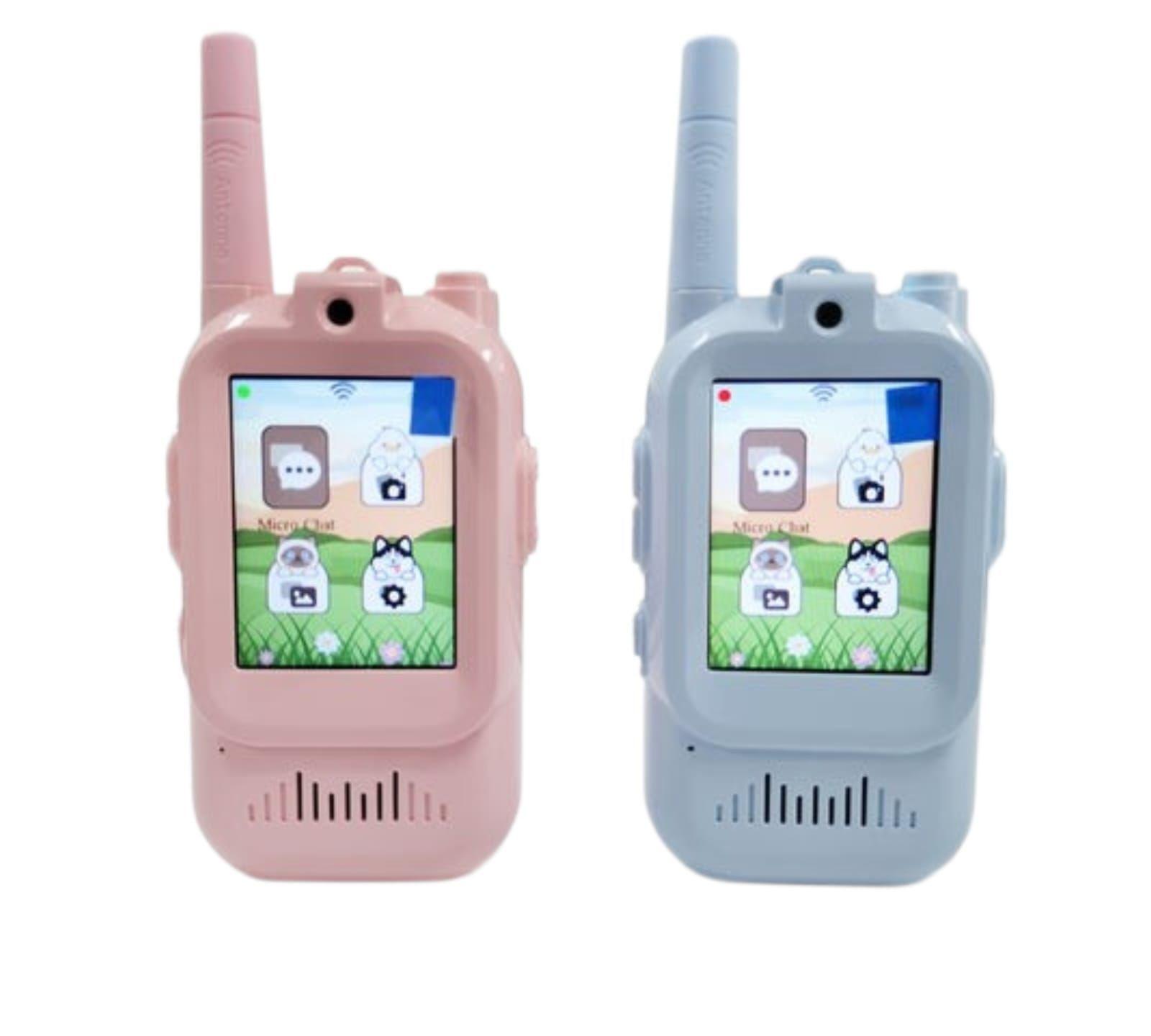 Walkie talkie Con Video Para Ni os 2 Piezas Camara Y Juego-3