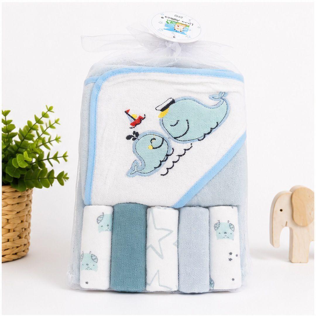 Set de Toalla de Ba o 5 toallas de mano Para Bebe -4