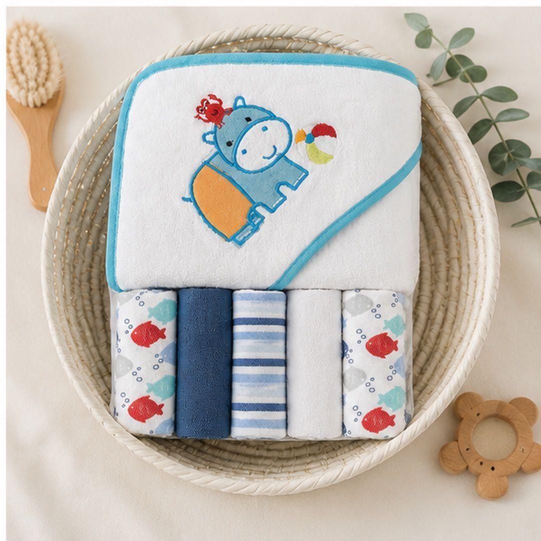 Set de Toalla de Ba o 5 toallas de mano Para Bebe -5