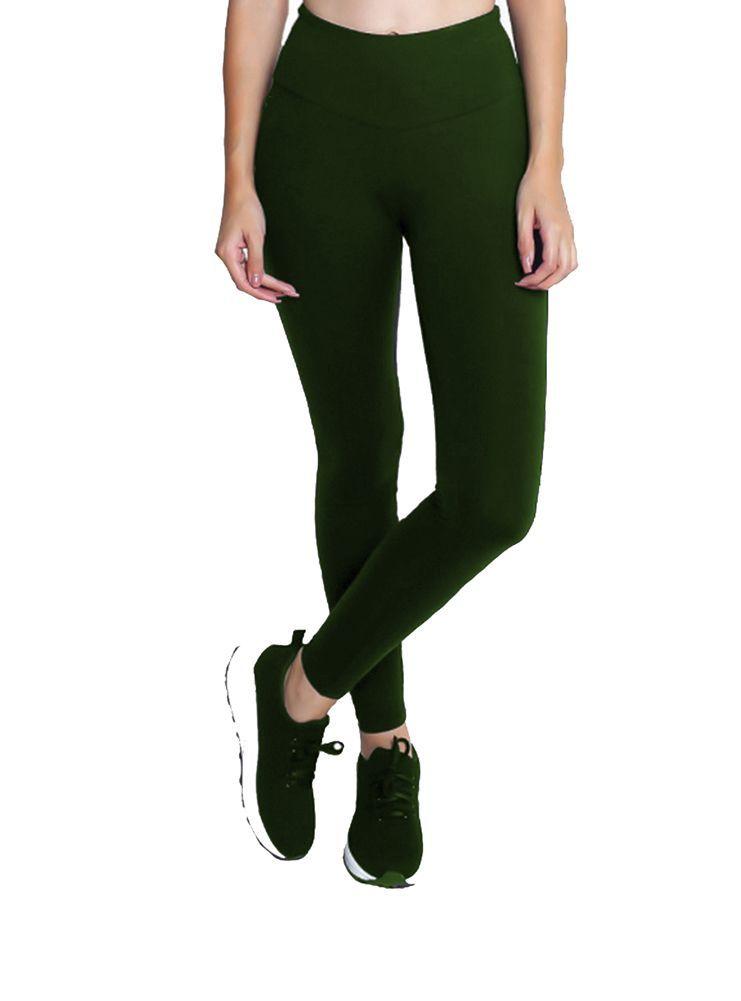 Calza Leggings Suplex Verde Militar Bia Brazil-2