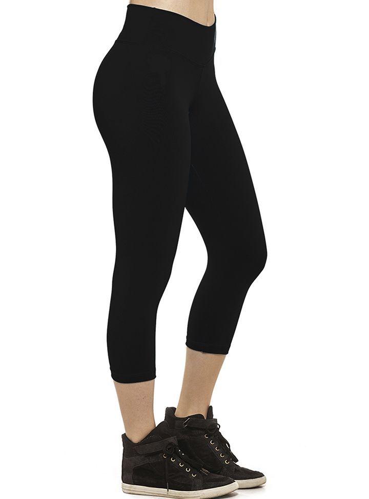 Calza Capri Suplex Negra Bia Brazil-1