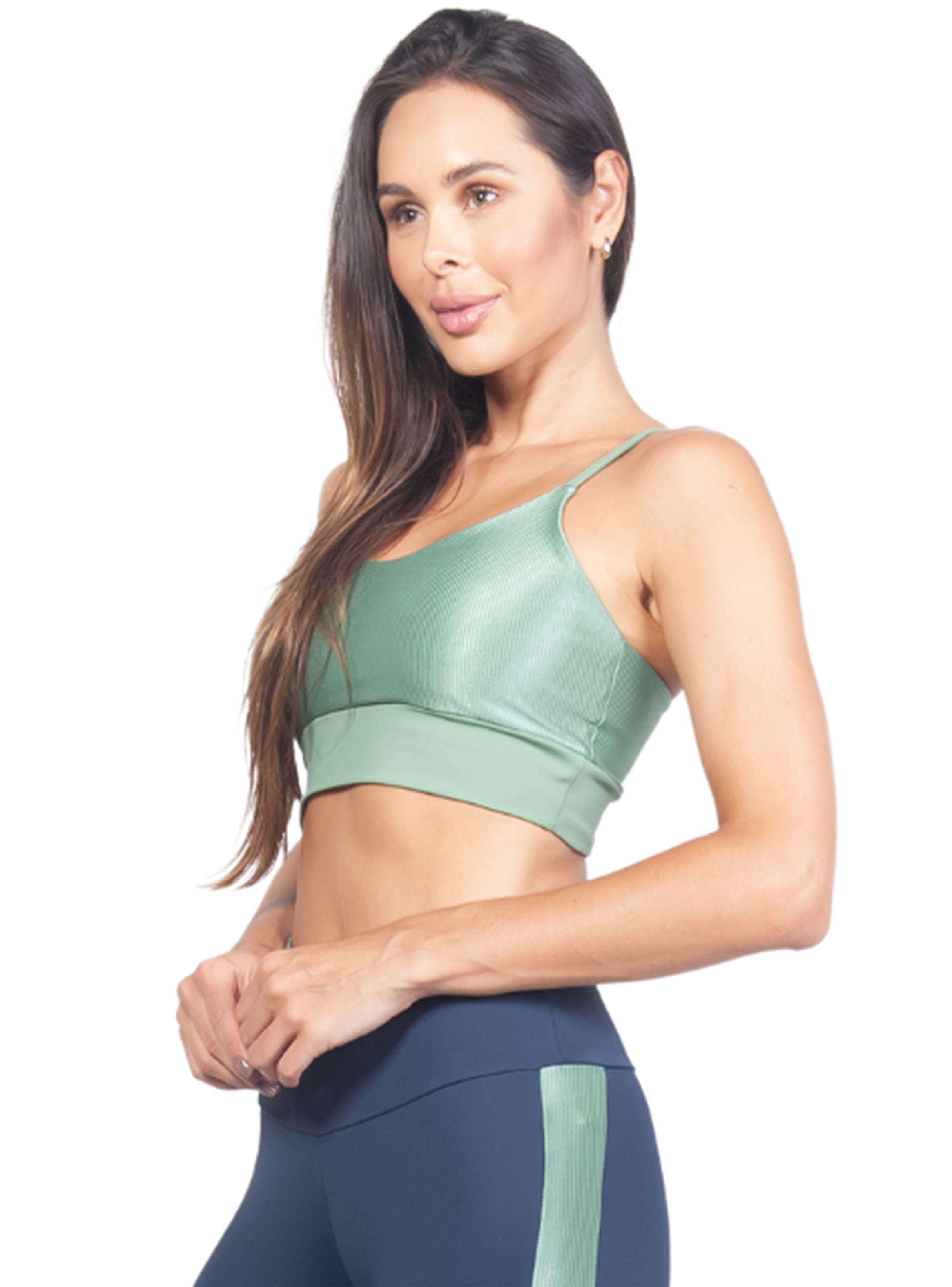 Top Peto Deportivo Mujer Verde Agua Bia Brazil-1