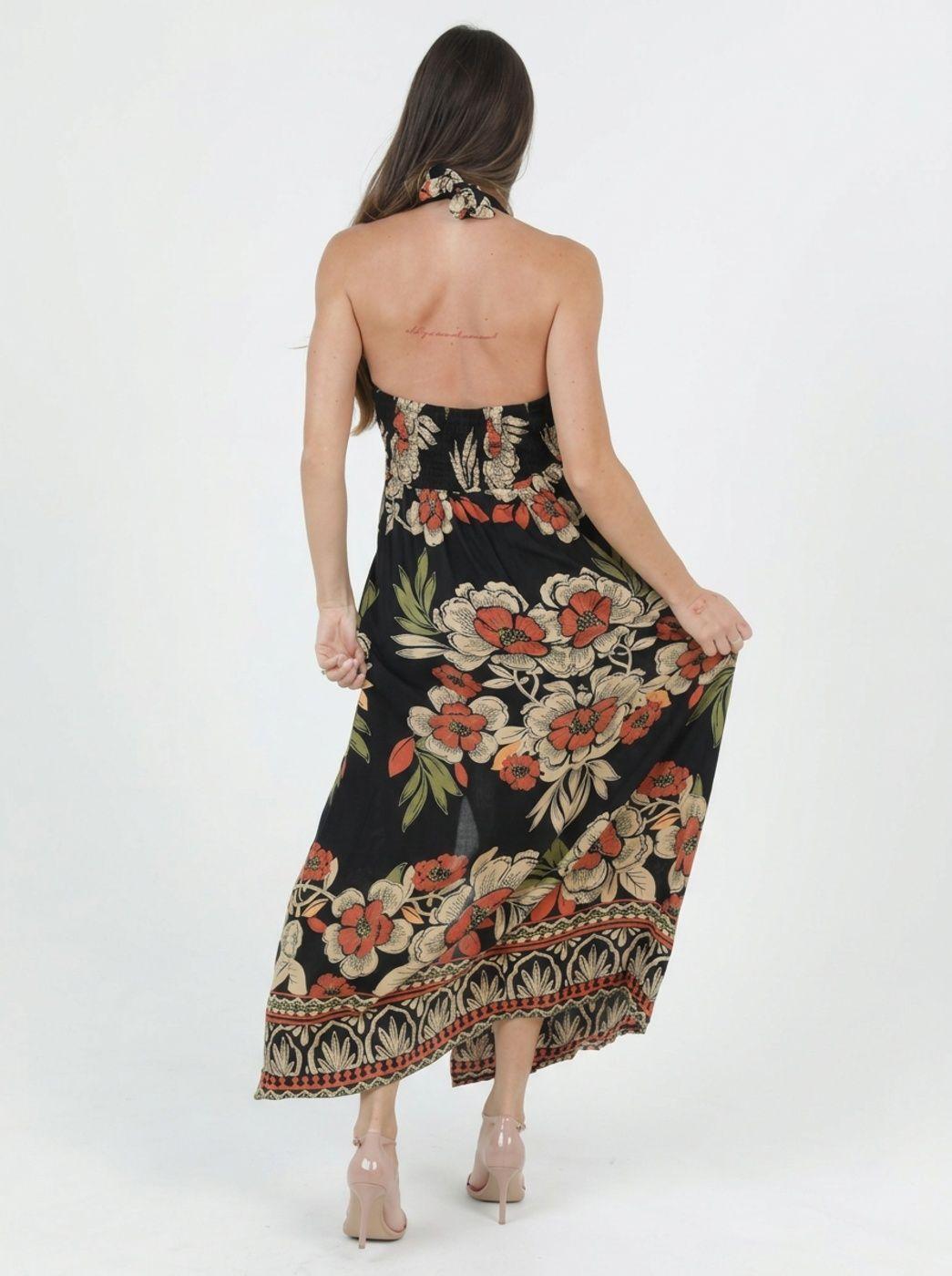 Maxivestido Halter con Tajo by Brasil soo Glam-1