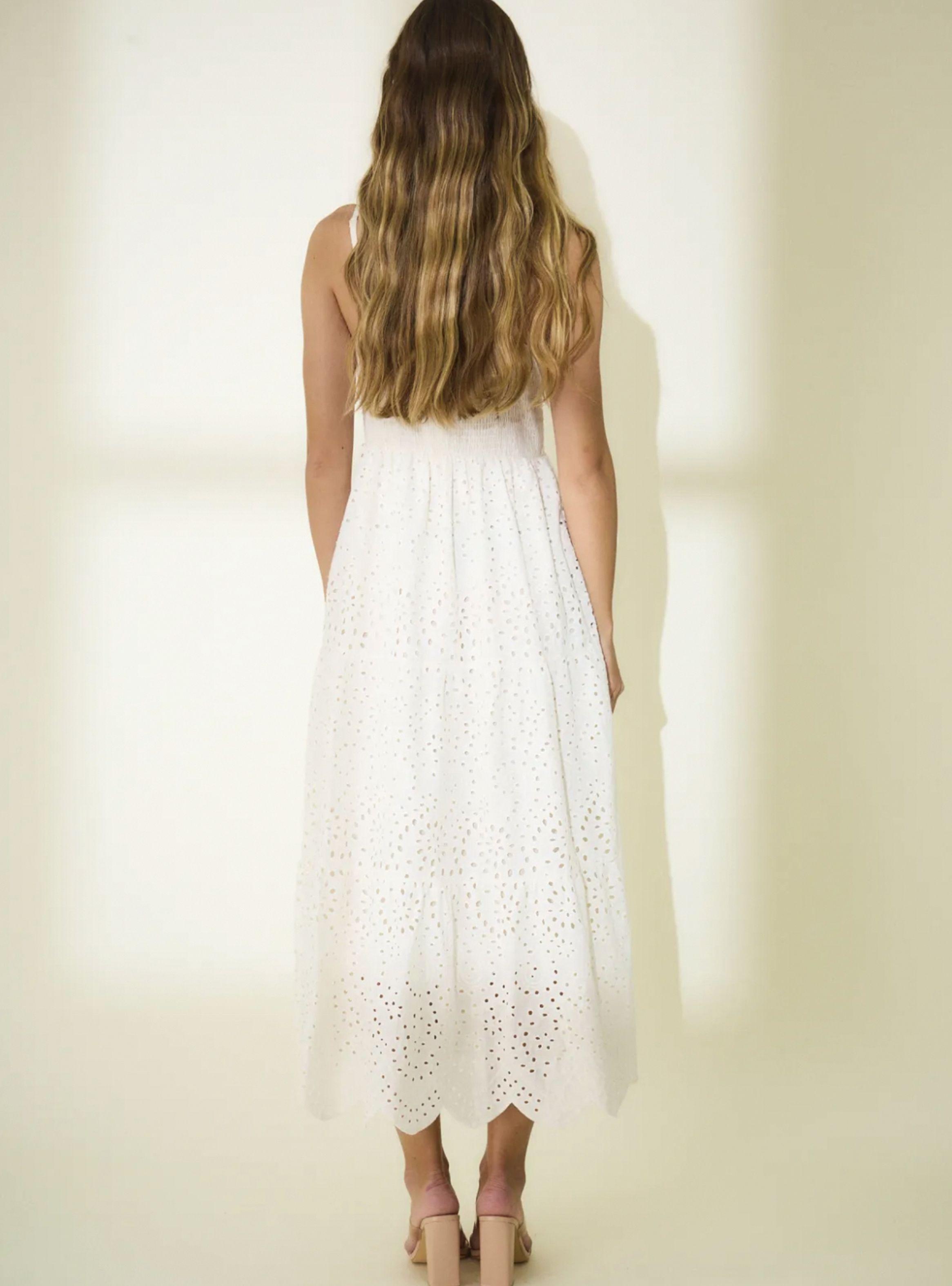 Vestido Broderie Blanco Rosa by Brasil soo Glam-3