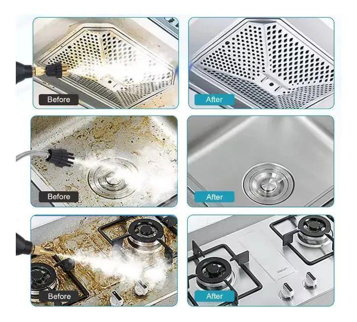 Limpiador De Vapor A Presi n De Alta Temperatura De 2500w Color Blanco-4