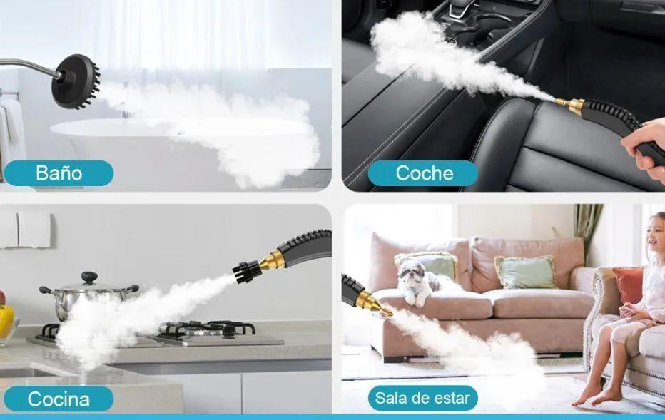 Limpiador De Vapor A Presi n De Alta Temperatura De 2500w Color Blanco-6