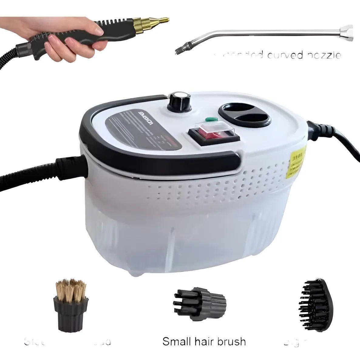 Limpiador De Vapor A Presi n De Alta Temperatura De 2500w Color Blanco-7