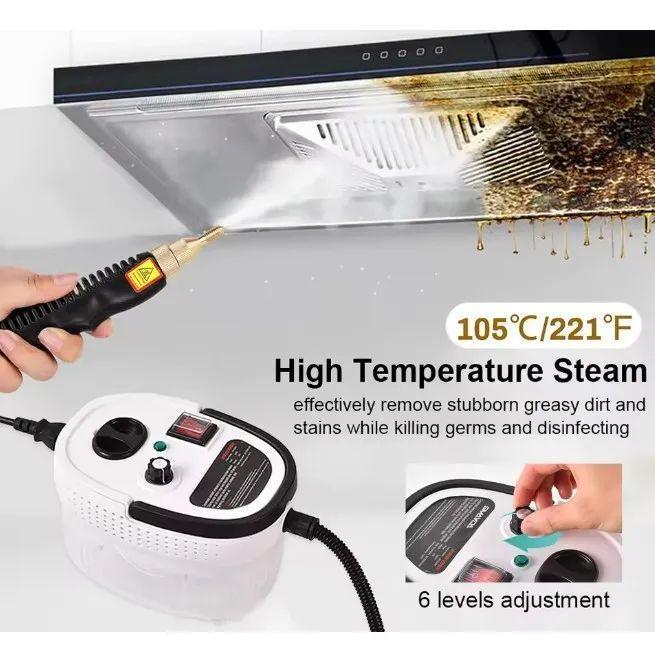 Limpiador De Vapor A Presi n De Alta Temperatura De 2500w Color Blanco-8