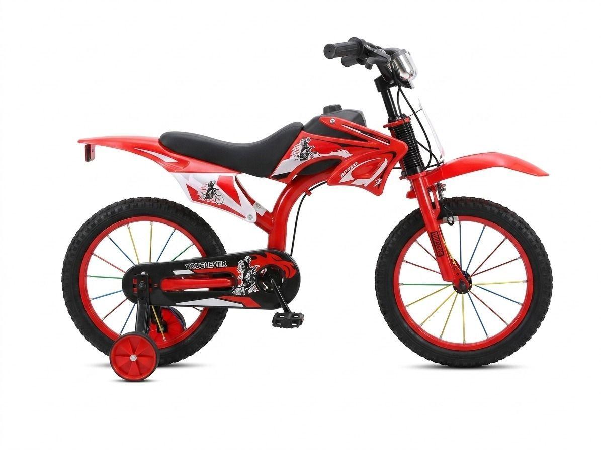 Bicicleta Cross Infantil Magicstore Cross R16 Tama o Del Cuadro M Color Rojo-0