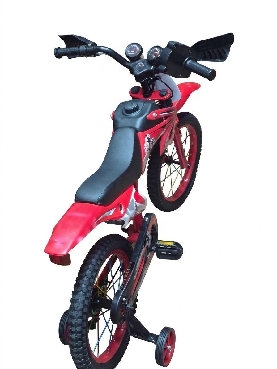 Bicicleta Cross Infantil Magicstore Cross R16 Tama o Del Cuadro M Color Rojo-2