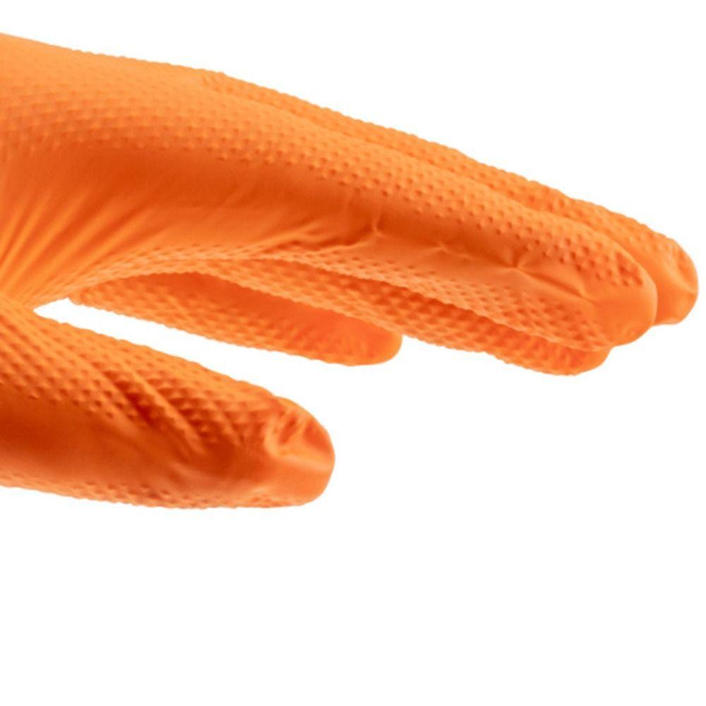 Guantes Nitrilo W rth Grip Naranja Talla L Caja 50 Unidades-2