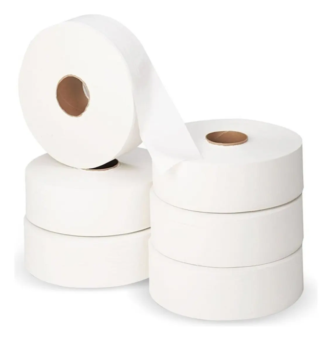 Papel Higienico industial Doble Hoja 300mts 6 Rollos-0
