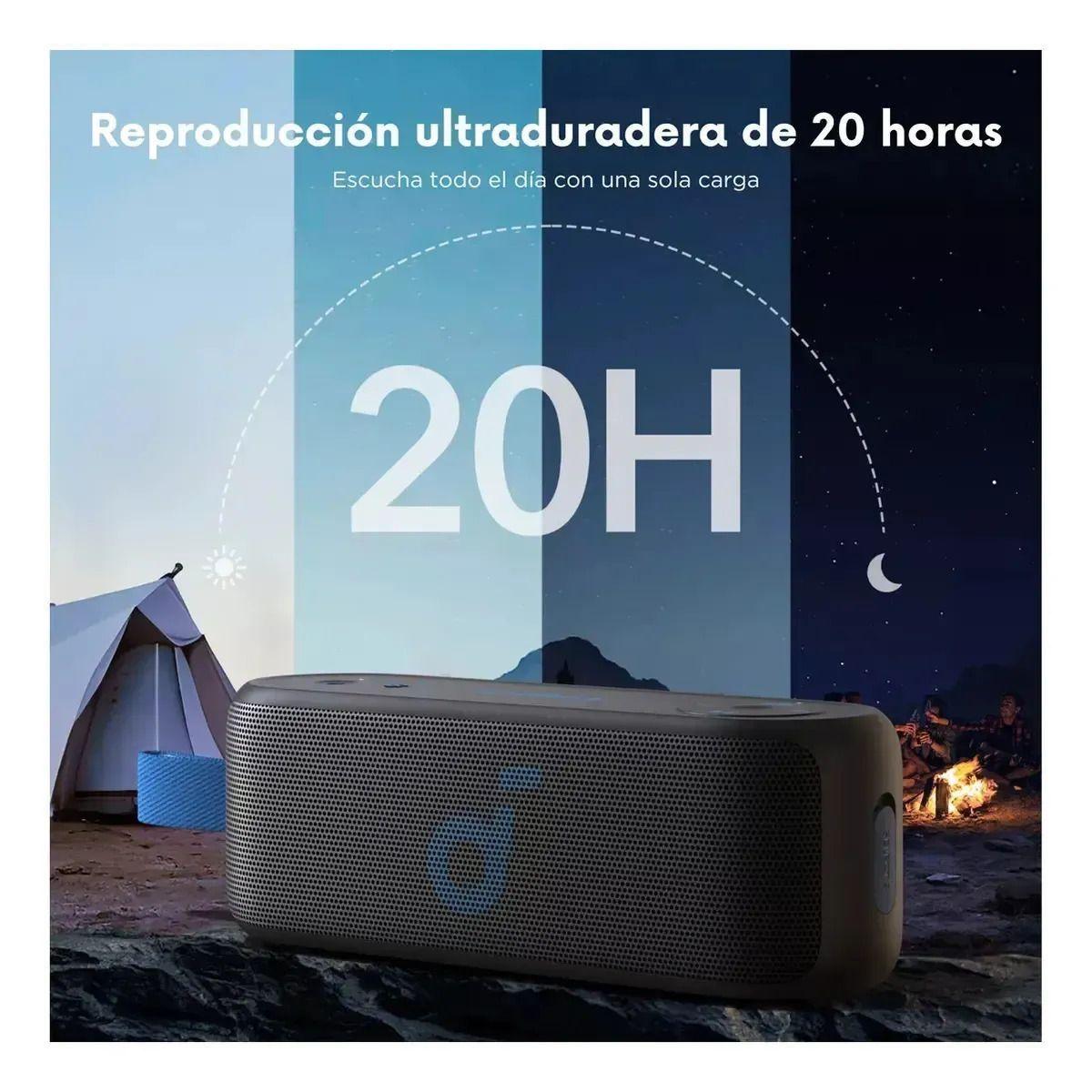 Parlante Bluetooth Soundcore Select 3 Port til 16W BassUp IPX7 Bater a 20 Horas-3