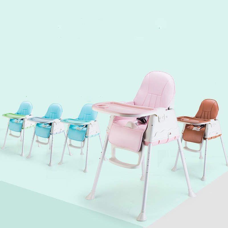 Silla De Comer Bebé - Modelo 3 En 1 - Rosa - Chitines-1