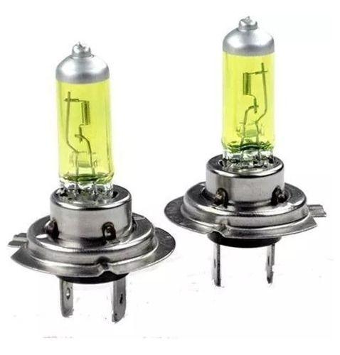 Ampolleta Halogena H7 12v 100w Amarilla Pack 10 Unidades-1