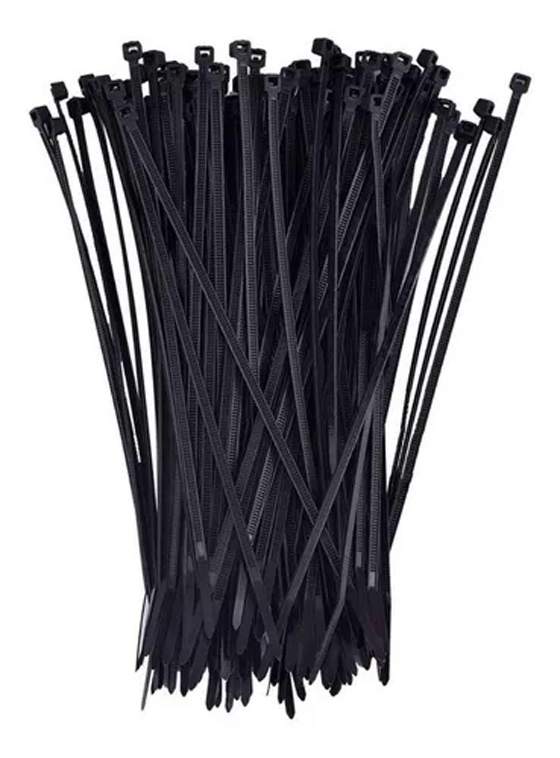 Amarras Plasticas Negras 5x250mm Bolsa 100pcs-6