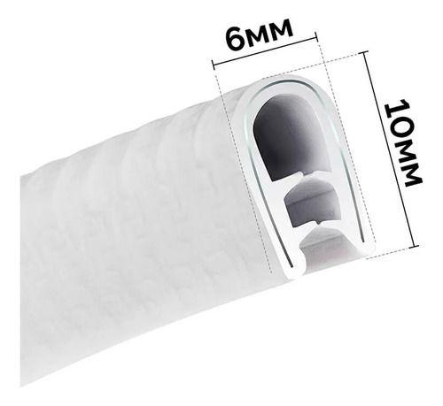 Moldura Protectora Auto Borde Puerta Capot Universal 5m-2