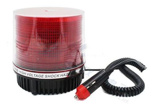 Baliza Led Ambar (amarilo) 12v Estroboscopica Con Iman 51012-1