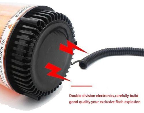 Baliza Led Ambar (amarilo) 12v Estroboscopica Con Iman 51012-2