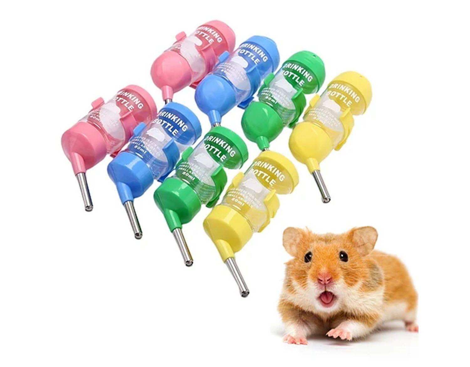 Bebedero Mascotas  Hámster Erizo Conejo Ratoncito 80ml C105-0