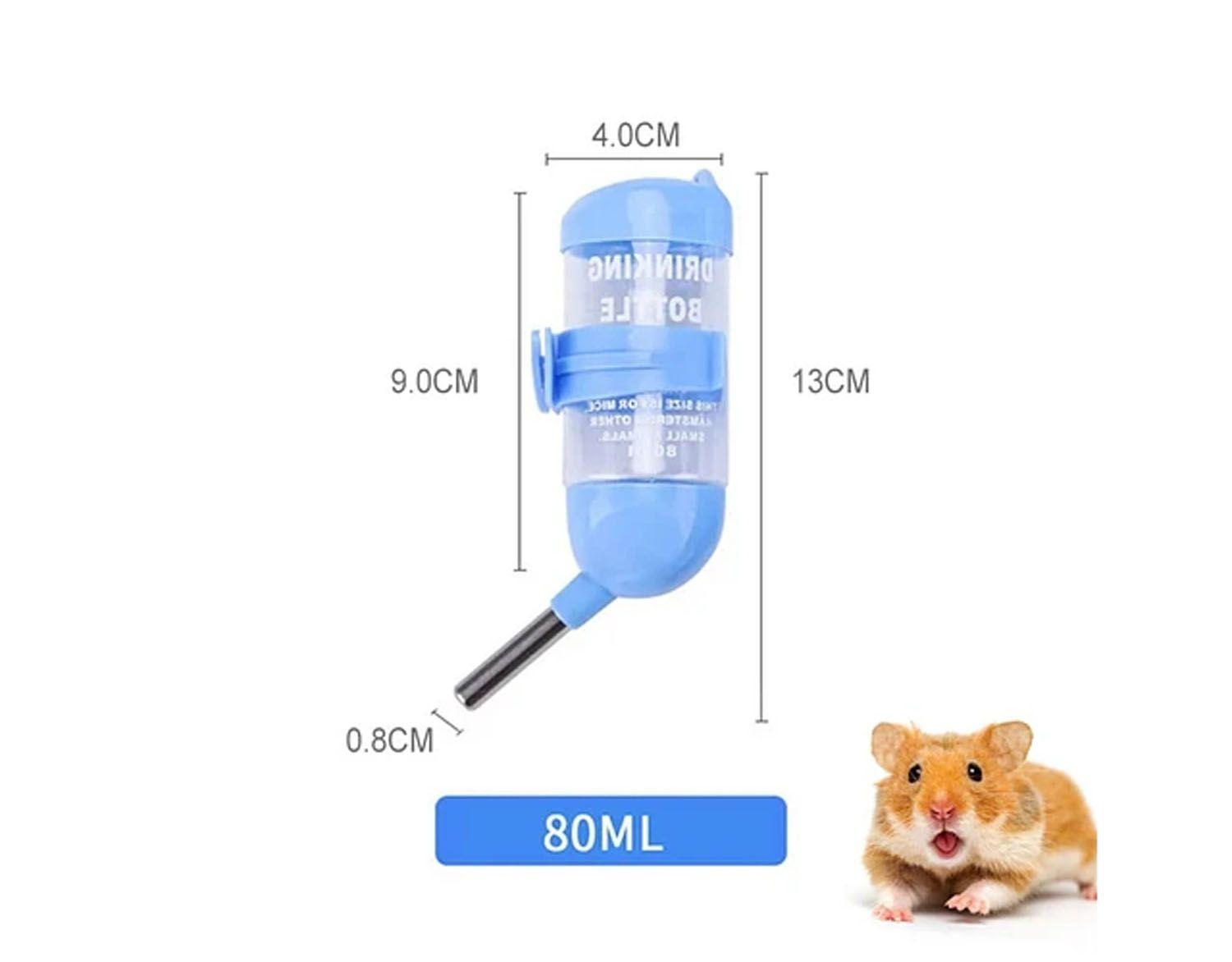 Bebedero Mascotas  Hámster Erizo Conejo Ratoncito 80ml C105-1