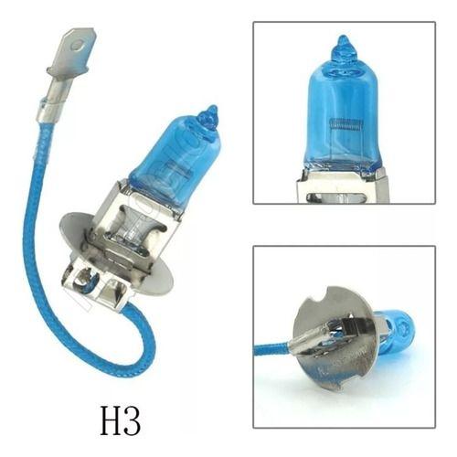 Ampolleta Halogena H3 12v 55w Luz Dia Par 2 Unidades-1
