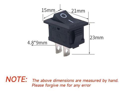 Interruptor X2 Switch On/off Con Cable Universal 12v Nº47-6