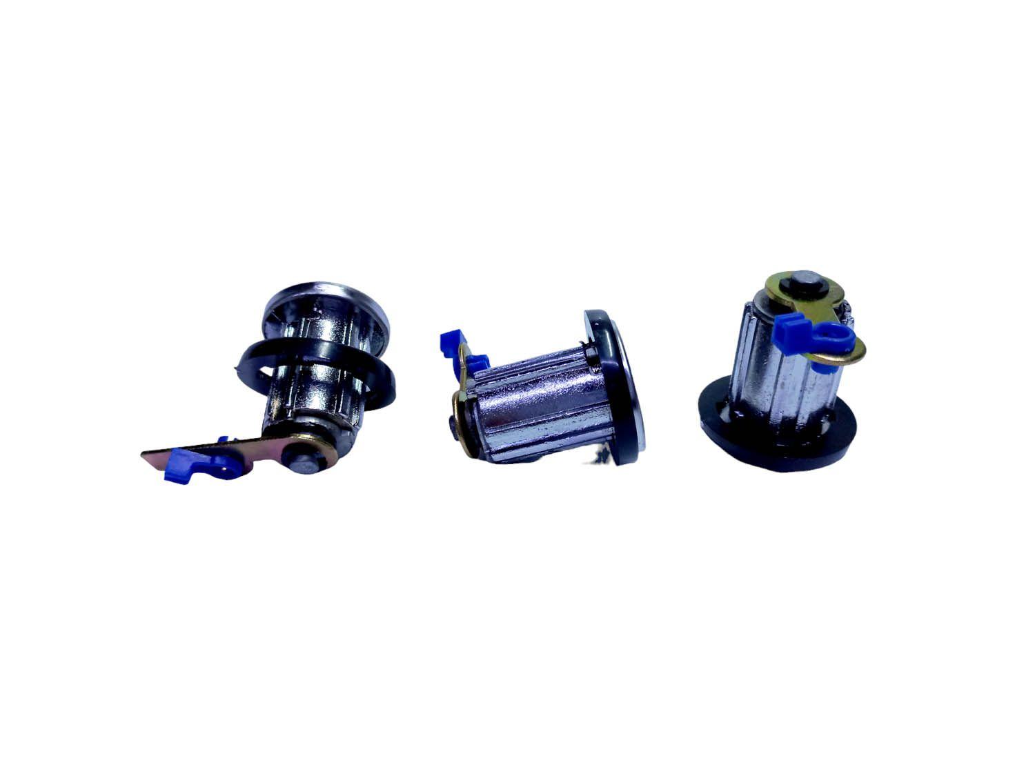 Chapa Cilindro 3 Puertas Automotriz Universal Kit 703-7
