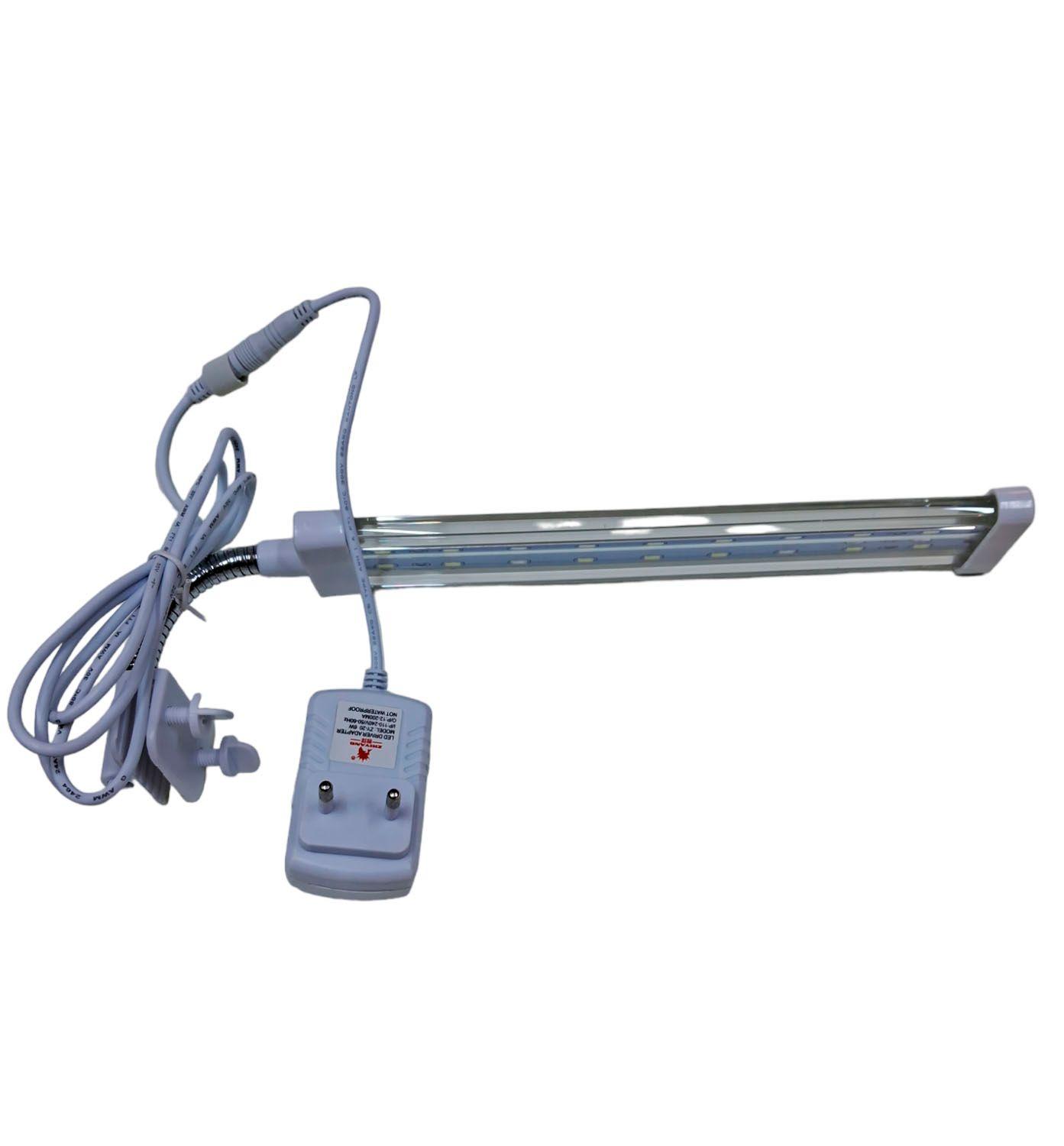 Iluminación Luz Led Acuario Pecera Clip Yz-20 8w-3