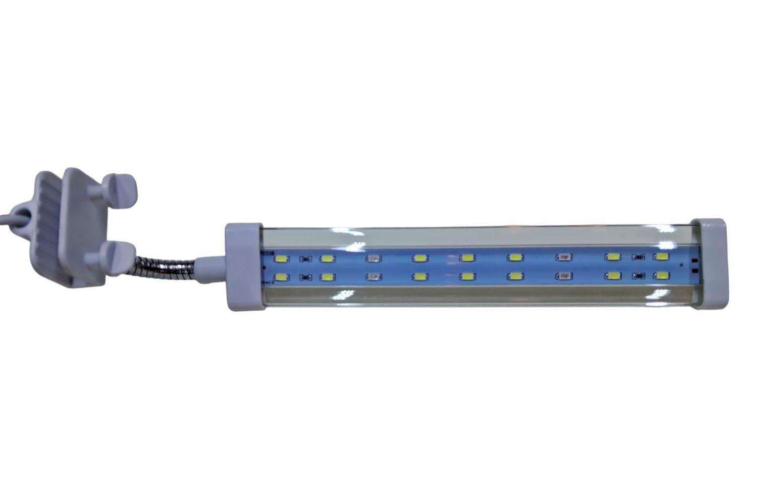 Iluminación Luz Led Acuario Pecera Clip Yz-20 8w-4