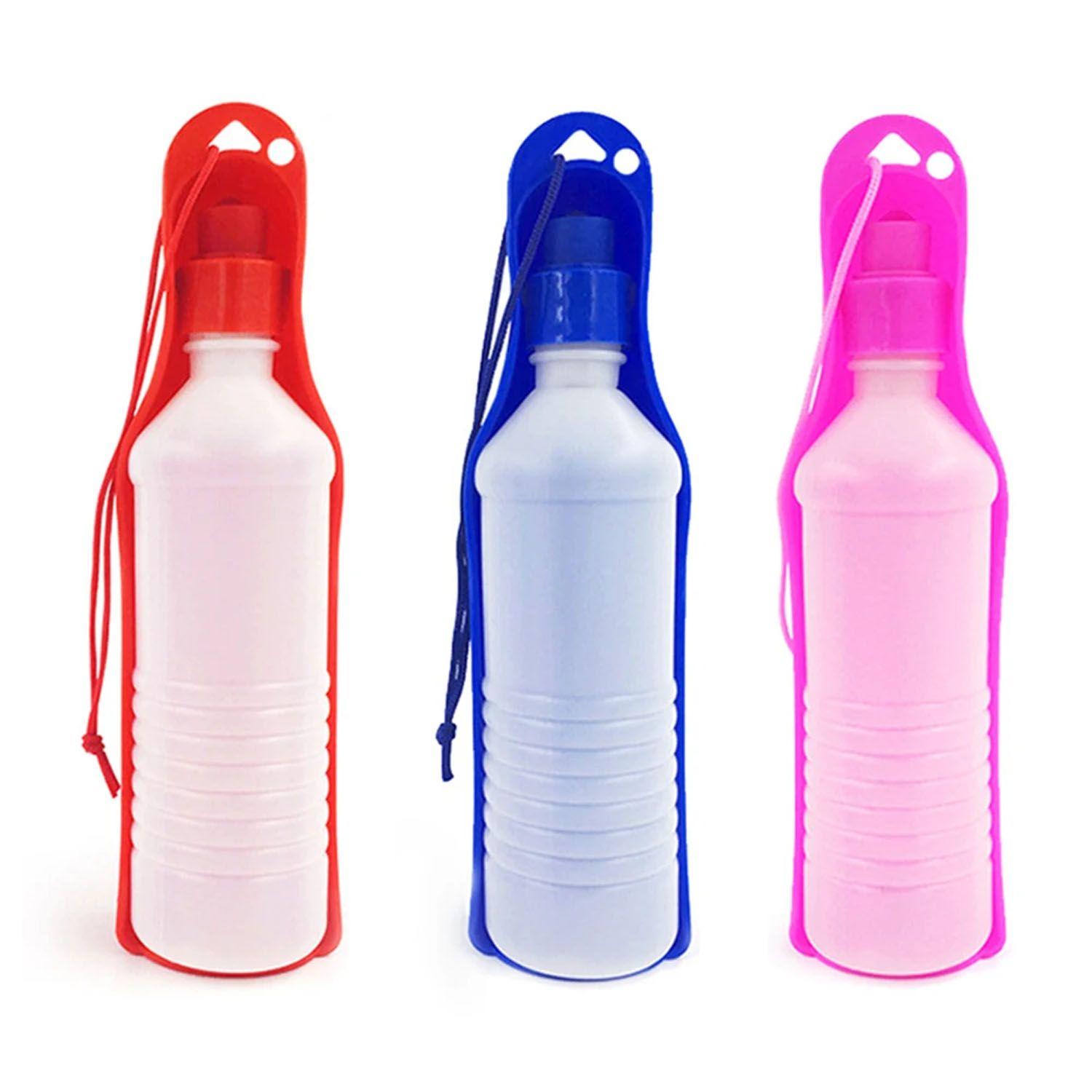 Botella De Agua Bebedero Plegable Perro 450ml-2