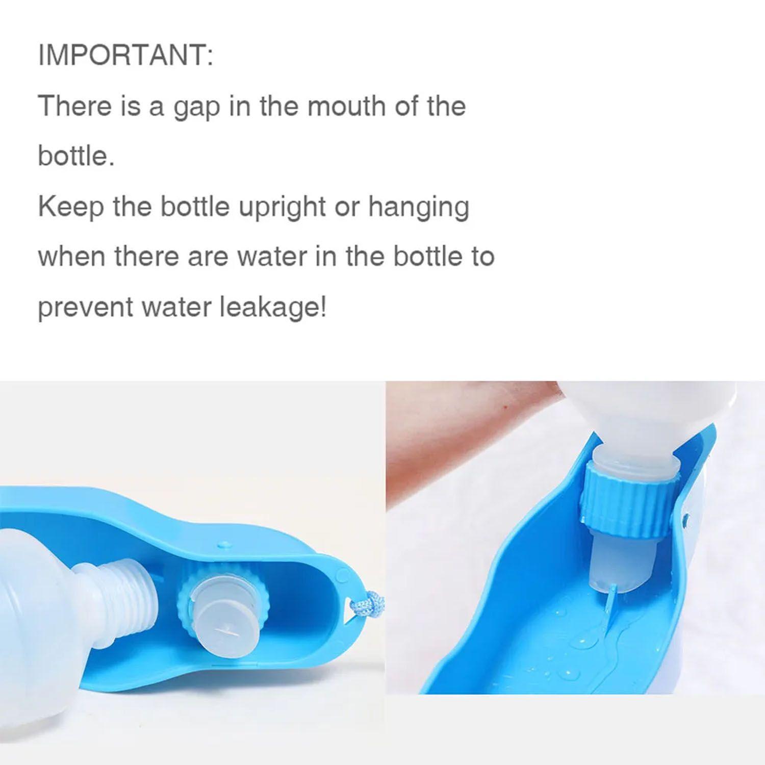 Botella De Agua Bebedero Plegable Perro 450ml-3